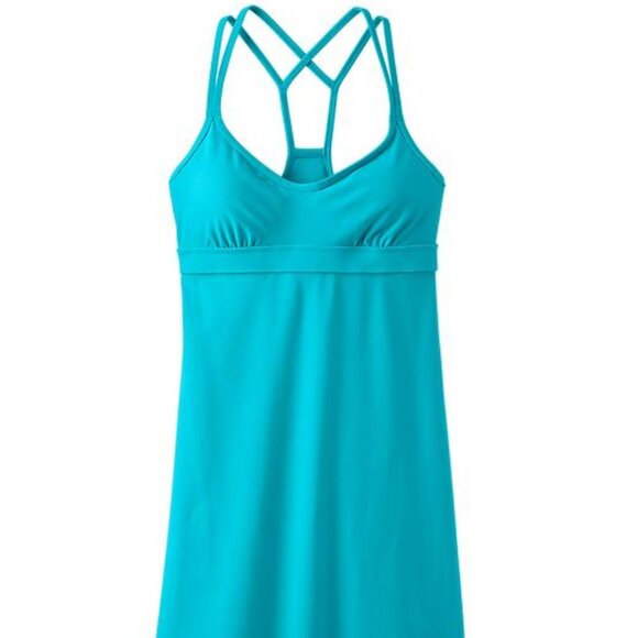 Athleta Shorebreak Turquoise Swim Dress - Picture 2 of 12